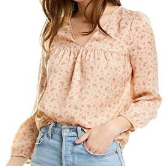 Madewell Floral Boho Top - Picture 1 of 7